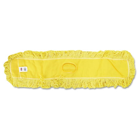 Rubbermaid Commercial Looped-End Dust Mop, Yellow, Blended Yarn, FGJ15700YL00 FGJ15700YL00